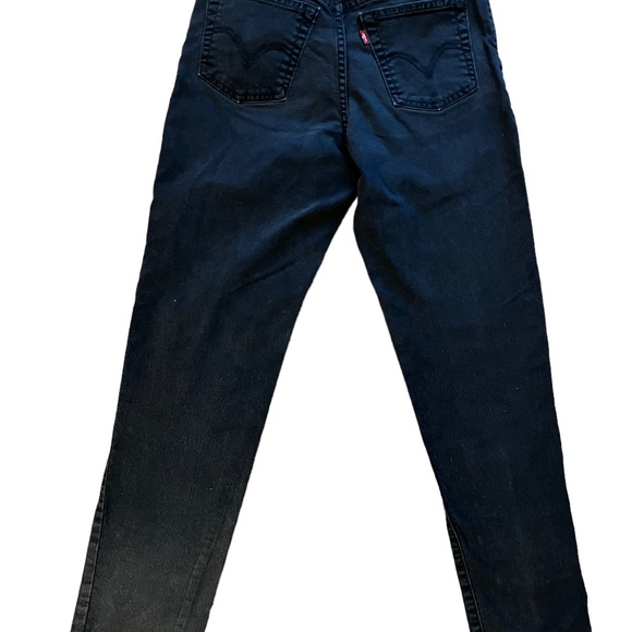 Levi’s 512 Tapered Slim High Rise Black Denim 6M - Picture 2 of 8